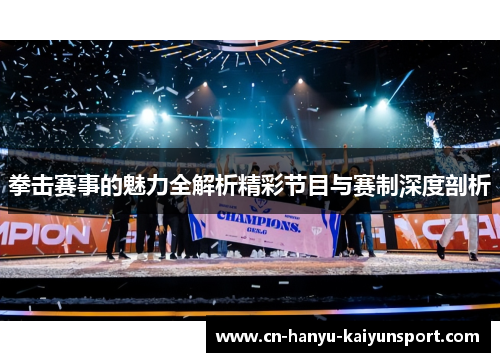 拳击赛事的魅力全解析精彩节目与赛制深度剖析